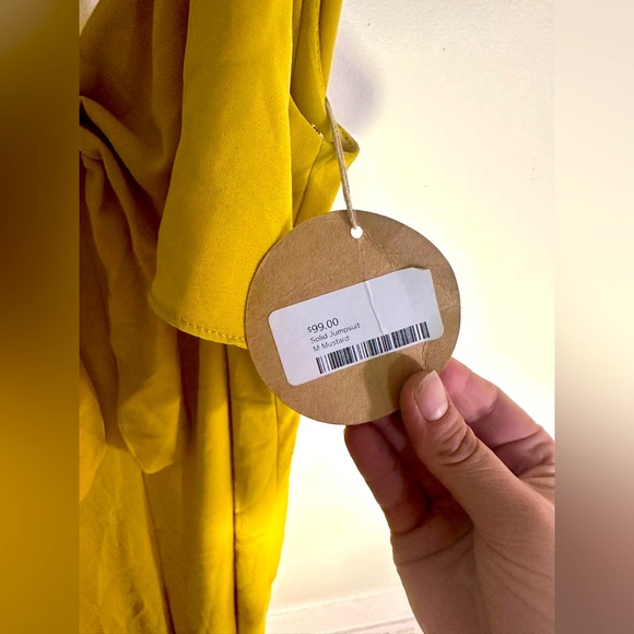 Mustard Yellow Jumpsuit *NEVER WORN* - Picture 6 of 6